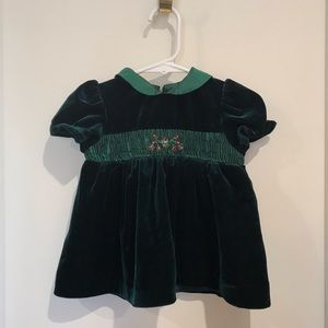 Dark Green Dress w/ Bloomers